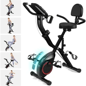 Foldable Exercise Bike Stationary Bikes for Home